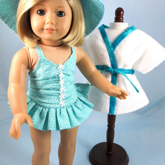 Doll Clothes 18 Inch - 3-Piece Swim Set fits Ameri - Picture 4 of 10